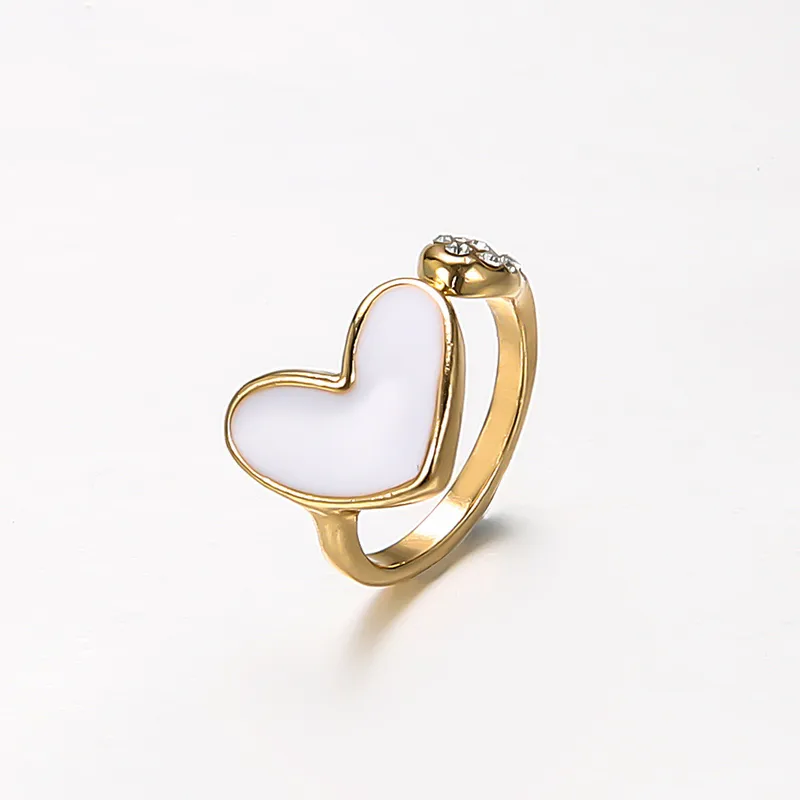 Elegant Heart-Shaped Open Ring